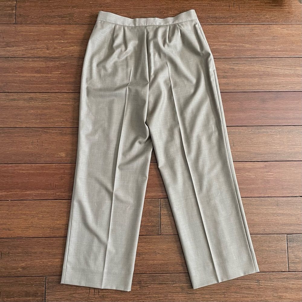 Zanella Debra Italian Luxury Super 150's Wool High Rise Debra Trousers Size 8 - Picture 3 of 14